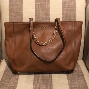 Michael Kors Leather Tote Handbag